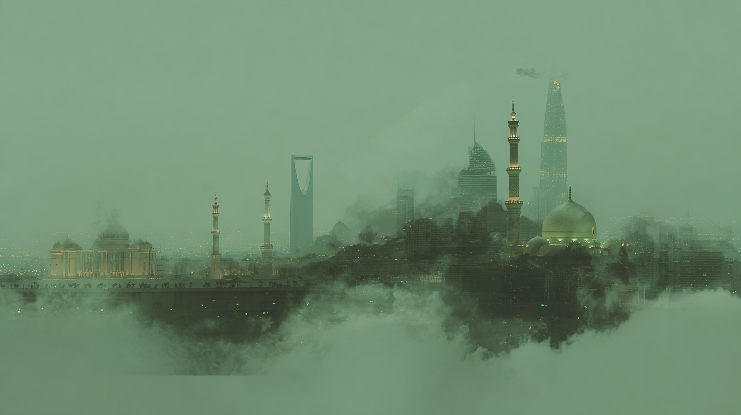 City in cloud